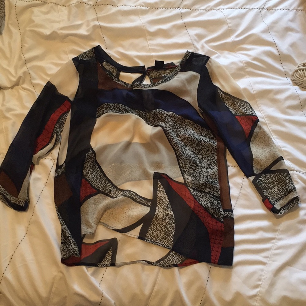 Club Monaco sheer top